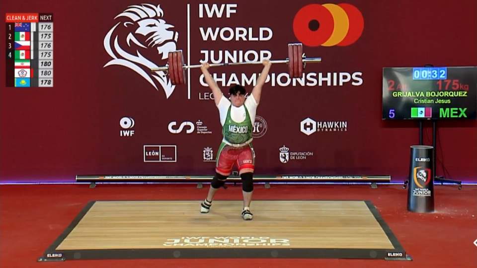 CHRISTIAN GRIJALVA QUEDA CUARTO DE   GRUPO Y 12 GENERAL EN MUNDIAL JUVENIL